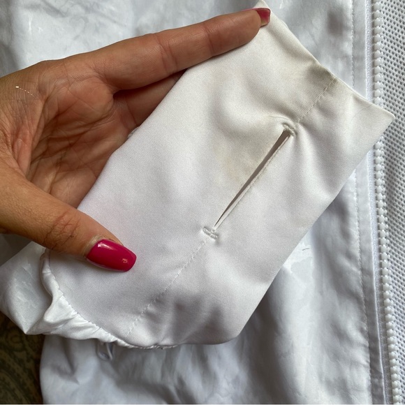 White Zyia Bomber Leopard Jacket Size Small - Picture 3 of 6